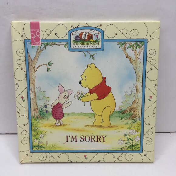 Lot 3 Kid Books Curious George Candy Game Pooh I'm Sorry Very Hungry Caterpillar - Picture 9 of 16